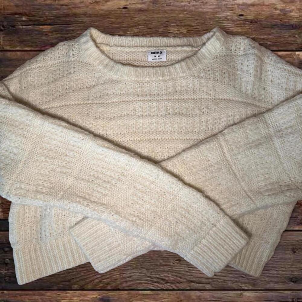 Cotton on oversized cropped sweater